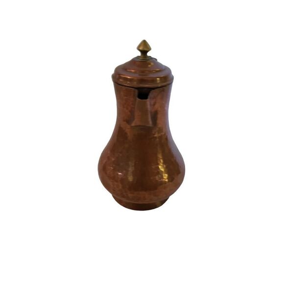 Copper & Brass Teapot - Picture 2 of 7